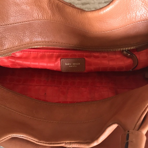 Cognac leather Kate Spade bag - Picture 3 of 3